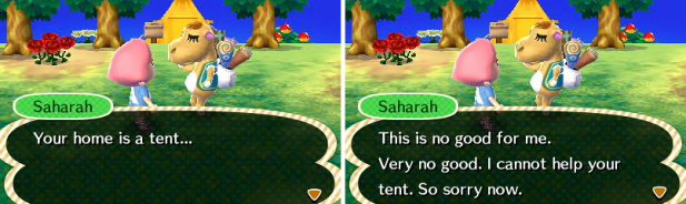 Saharah can't help my tent